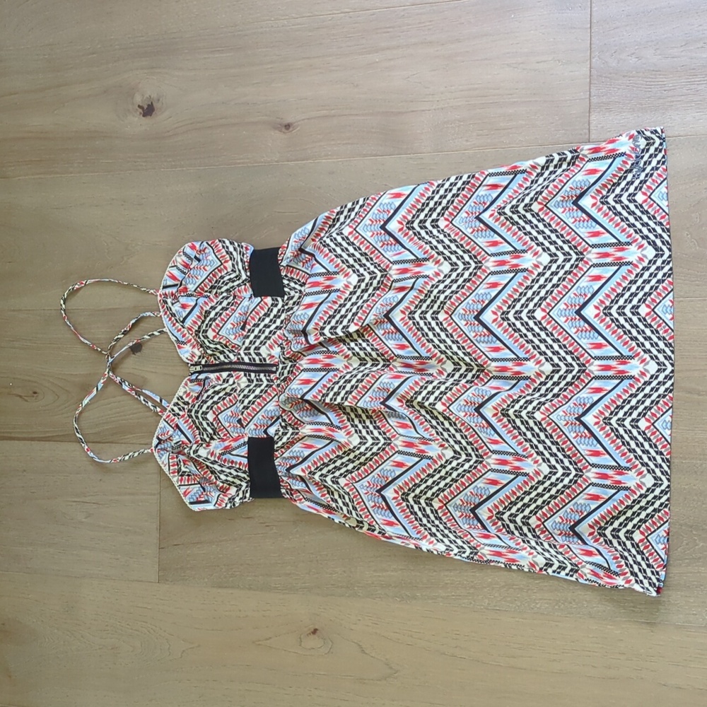 Billabong Tribal Print Strappy Summer Dress Size Medium